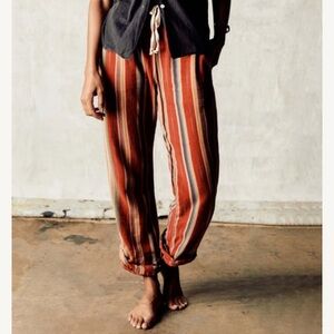 fethiye in hand-loomed coastal stripe Pants